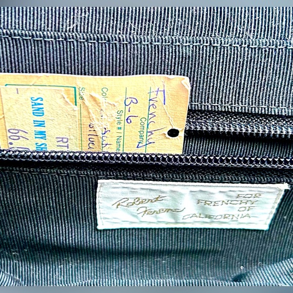 💥NWT💥Frenchy of California by Robert Ferenc Snakeskin & Satin Vintage Clutch💥 - Picture 6 of 12